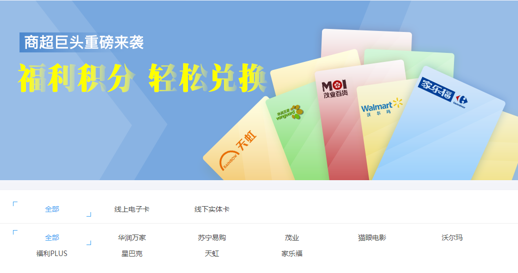 福利plus購物卡