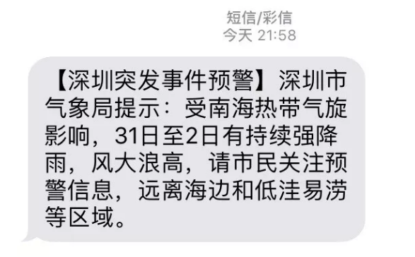 福利plus收到預(yù)警短信